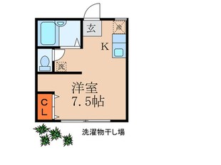 竹谷ﾏﾝｼｮﾝ西棟の物件間取画像